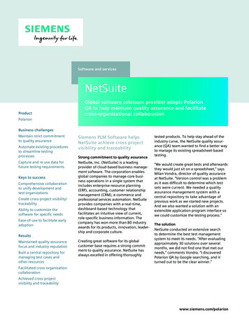 NetSuite Customer Success Story - Polarion - Software