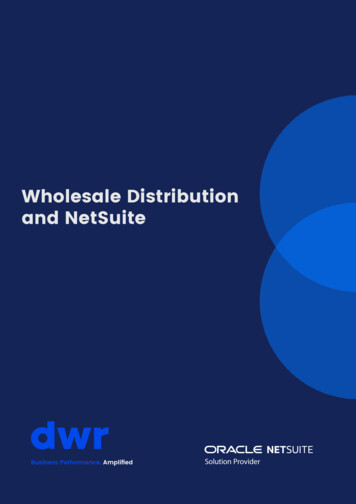 Wholesale Distribution And NetSuite