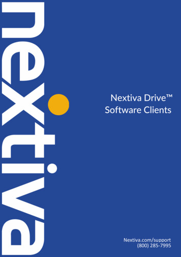 Nextiva Drive Software Clients