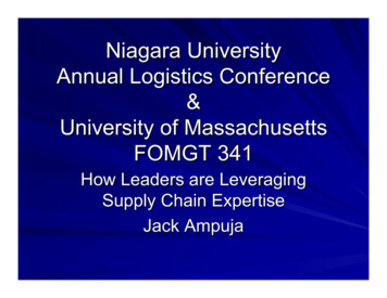 Niagara University Annual Logistics Conference