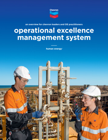 Operational Excellence Management System
