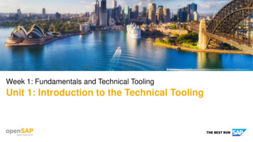 Week 1: Fundamentals And Technical Tooling Unit 1 .