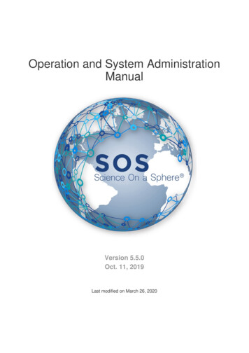 Manual Operation And System Administration