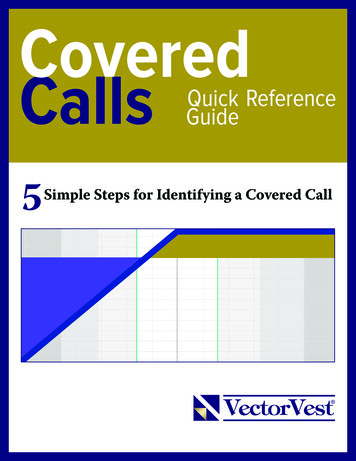 Covered Calls - VectorVest