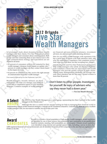 2012 Five Star Five Star 2012 Orlando Wealth Managers