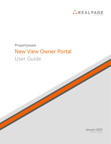 New View Owner Portal - Rent Jackson