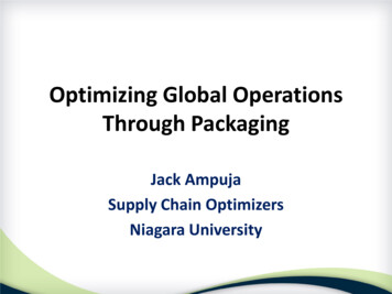 Optimizing Global Operations Through Packaging