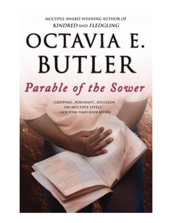 Parable Of The Sower - Octavia E. Butler