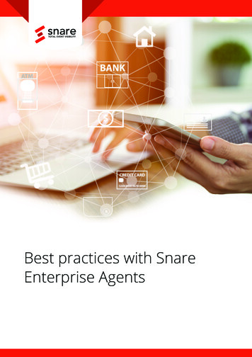 Best Practices With Snare Enterprise Agents