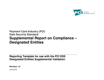 Report On Compliance Template - PCI Security Standards
