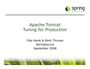 Performance Tuning Apache Tomcat - Poison