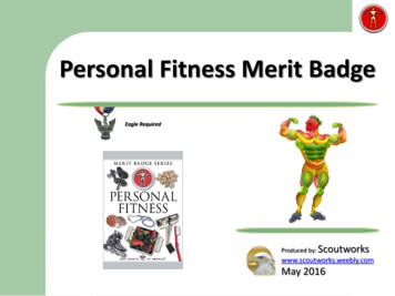 Personal Fitness Merit Badge - Scoutworks