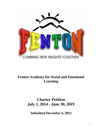 Charter Petition July 1, 2014 - June 30, 2019 - LAUSD