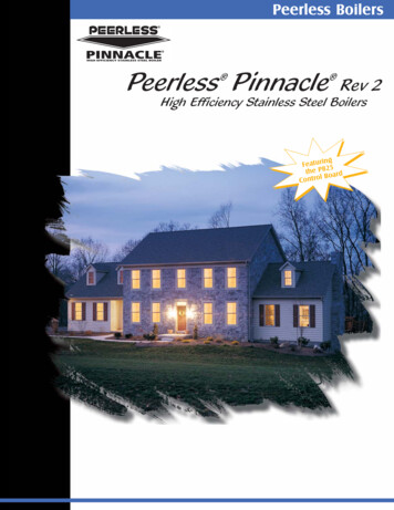 Peerless Pinnacle Rev 2 - Northern Plumbing