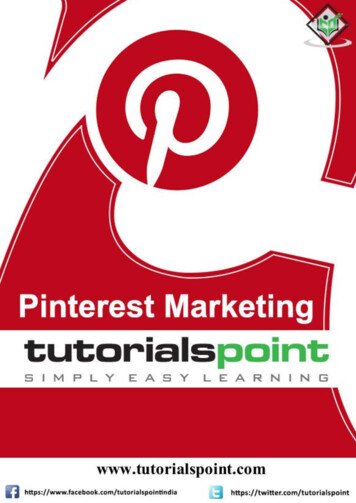 Pinterest Marketing - Tutorialspoint