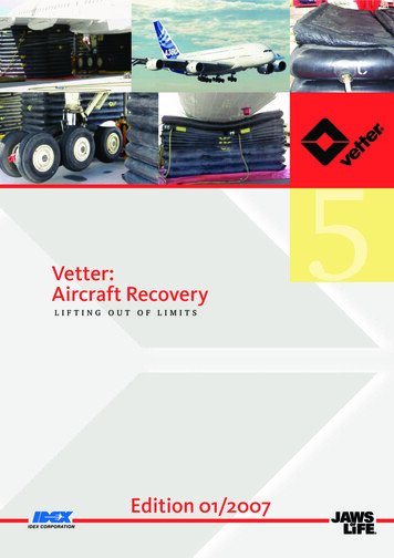 Vetter: Aircraft Recovery