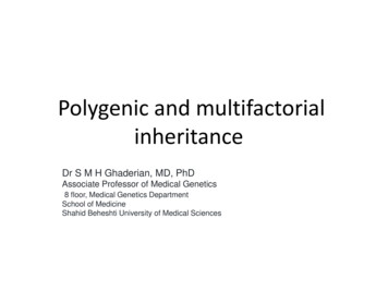 Polygenic And Multifactorial Inheritance