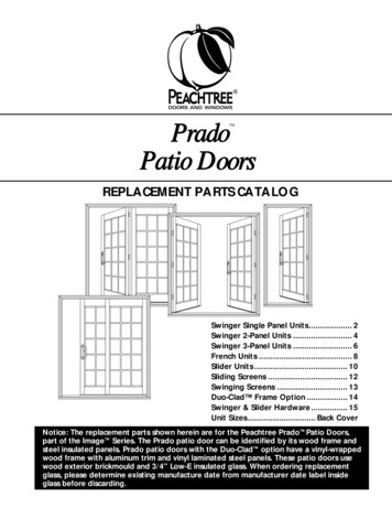 Prado Patio Doors - PWDService