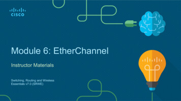 Module 6: EtherChannel