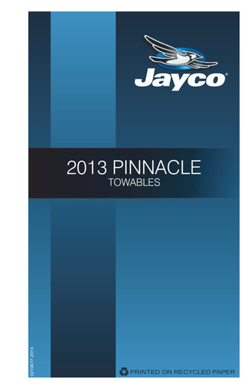 2013 PINNACLE - Jayco