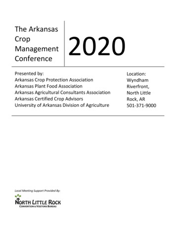 The Arkansas Crop Management Conference