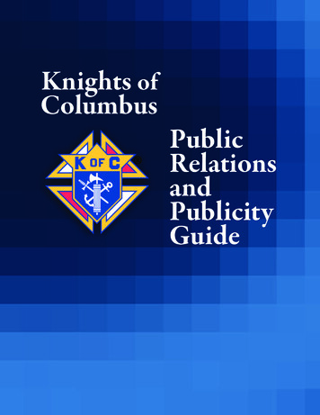 Public Relations AndPublicity Guide
