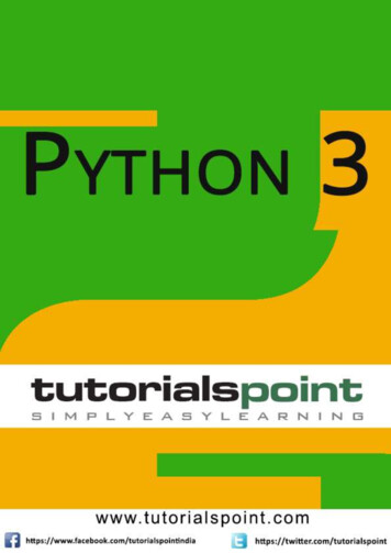 Python 3 - Tutorialspoint