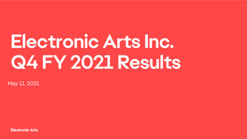 Electronic Arts Inc. Q4 FY 2021 Results