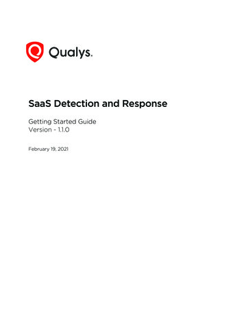SaaS Detection And Response - Qualys