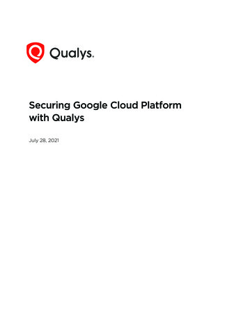 Securing Google Cloud Platform With Qualys