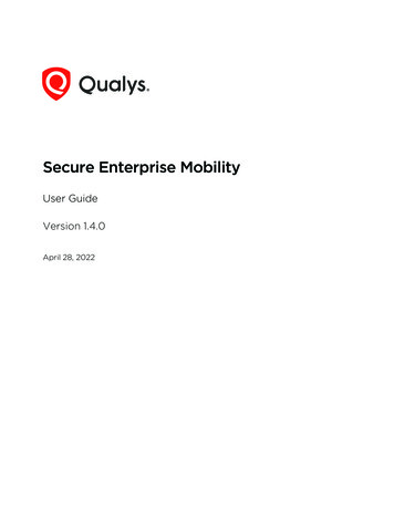 Secure Enterprise Mobility - Qualys