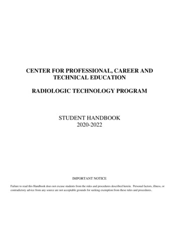 CENTER FOR PROFESSIONAL, CAREER AND TECHNICAL 
