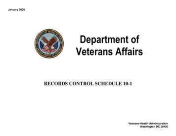Department Of Veterans Affairs - VA