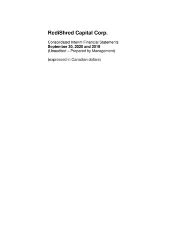RediShred Capital Corp.