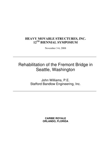 Rehabilitation Of The Fremont Bridge In Seattle, Washington