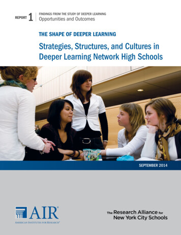 The Shape Of Deeper Learning: Strategies, Structures, And .
