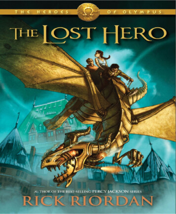 The Lost Hero - Weebly