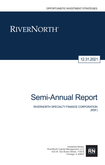 Semi-Annual Report - RiverNorth