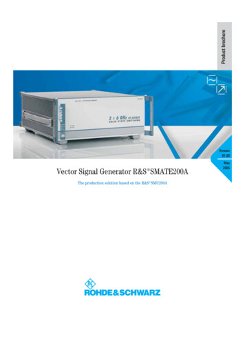 Version May Vector Signal Generator SMATE200A 2005