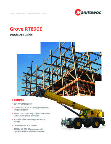 Grove RT890E - Crane Rental