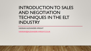 Introduction To Sales And Negotiation Tech
