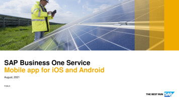 SAP Business One Service Overview