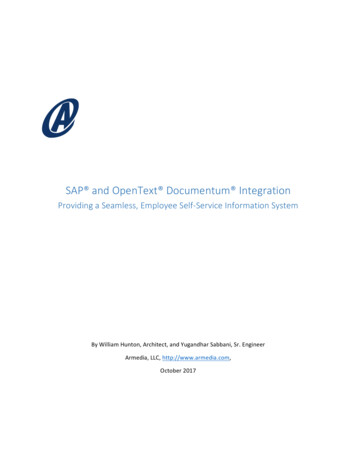 SAP And OpenText Documentum Integration