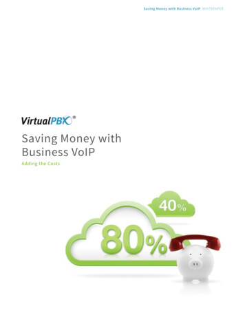 Saving Money With Business VoIP - VirtualPBX
