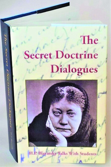 Secret Doctrine Dialogues - Theosophy
