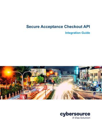 Secure Acceptance Checkout API Integration Guide