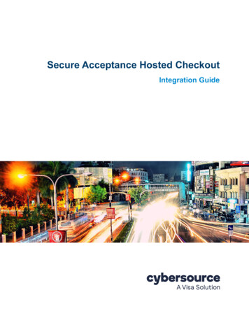 Secure Acceptance Hosted Checkout - CyberSource