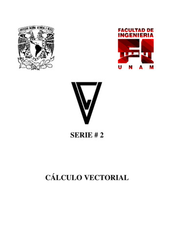 Serie # 2 Cálculo Vectorial - Unam