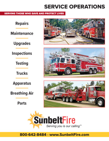 SERVICE OPERATIONS - Sunbelt Fire