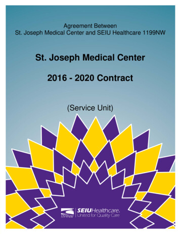St. Joseph Medical Center 2016 - 2020 Contract